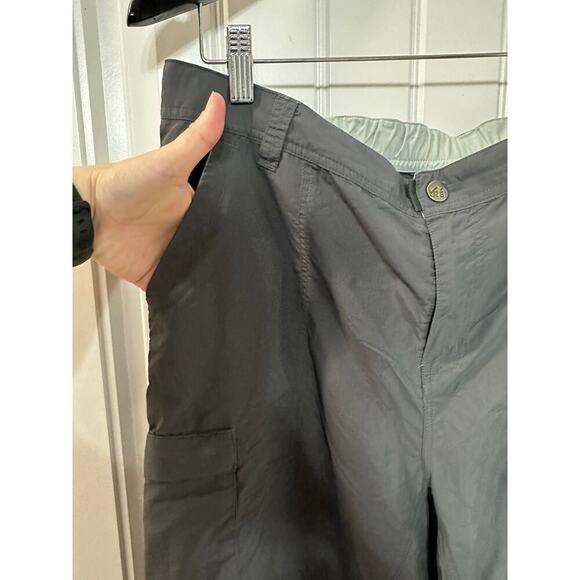 REI Outdoor Hiking Adjustable Cargo Pants Women 16 Petite Travel Convertible Zip - Picture 14 of 16